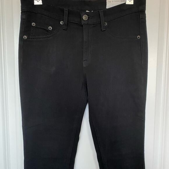 Rag & Bone Mid Rise Soft Twill Skinny Leggings - Picture 5 of 11